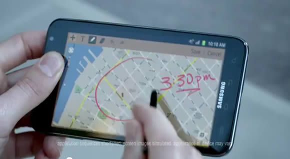 VIDEO-Samsung-Galaxy-Note-With-Stylus-Ad